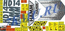 Набор стикеров для Hamm HD14
